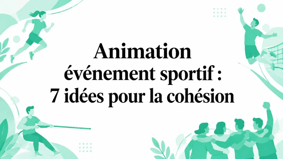 Animation événement sportif en entreprise : idées et méthode