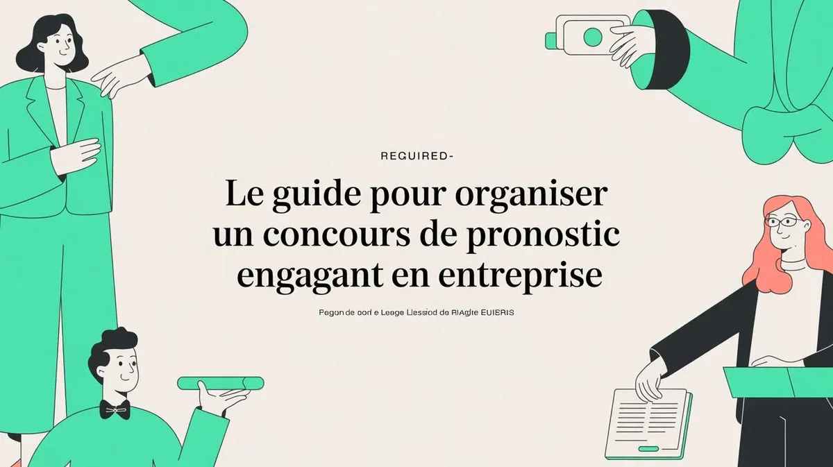 Organiser un concours de pronostics en entreprise : le guide complet