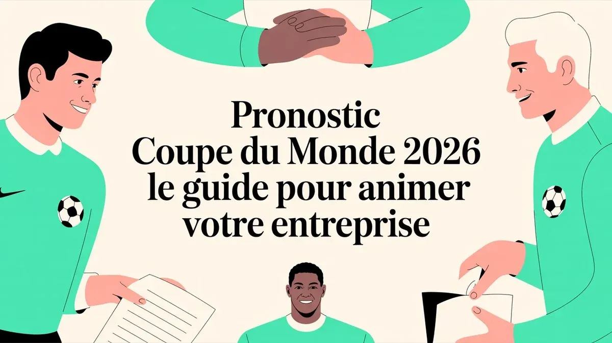 Pronostics Coupe du Monde 2026 en entreprise : comment préparer l'animation